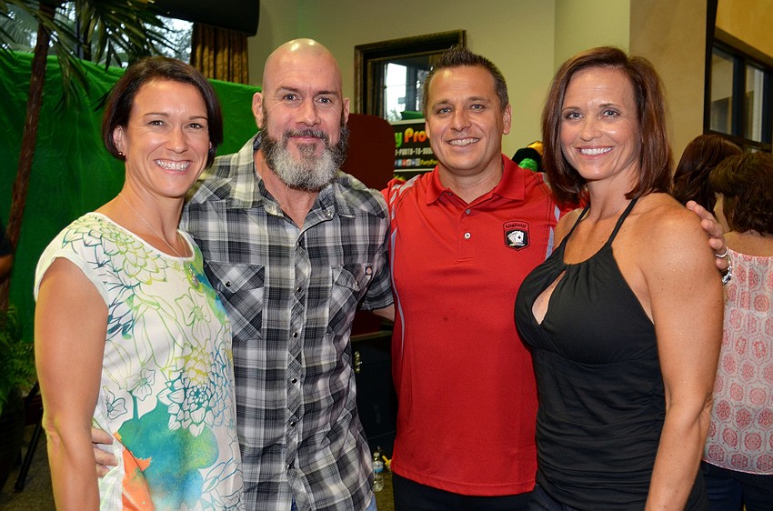 Melanie and Jeff Morrow with Event Chair Geoff and Tonya Womeldorph