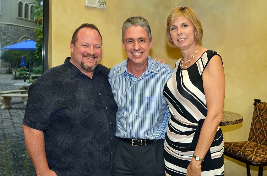 Sherman Young with Michael and Catherine Garey
