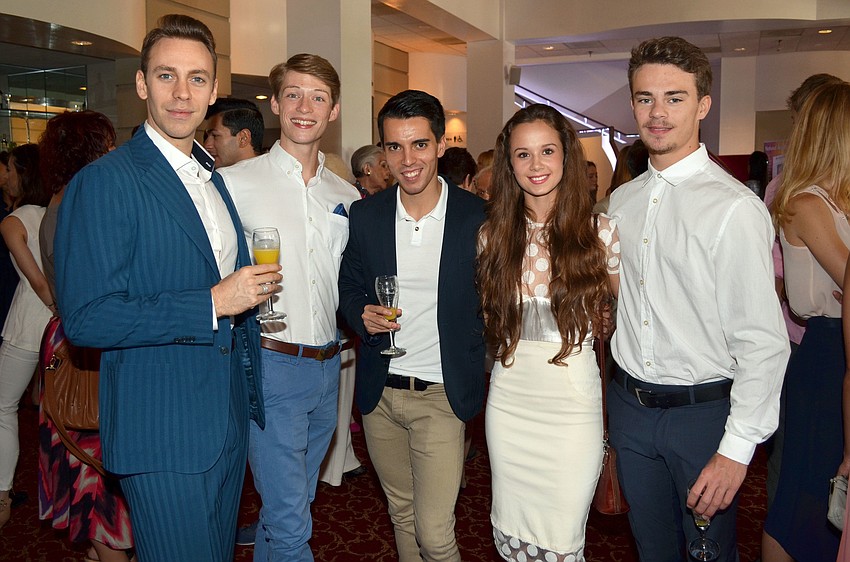 Jamie Carter, Daniel Pratt, Alex Harrison, Lily Howes and Barney Sharratt