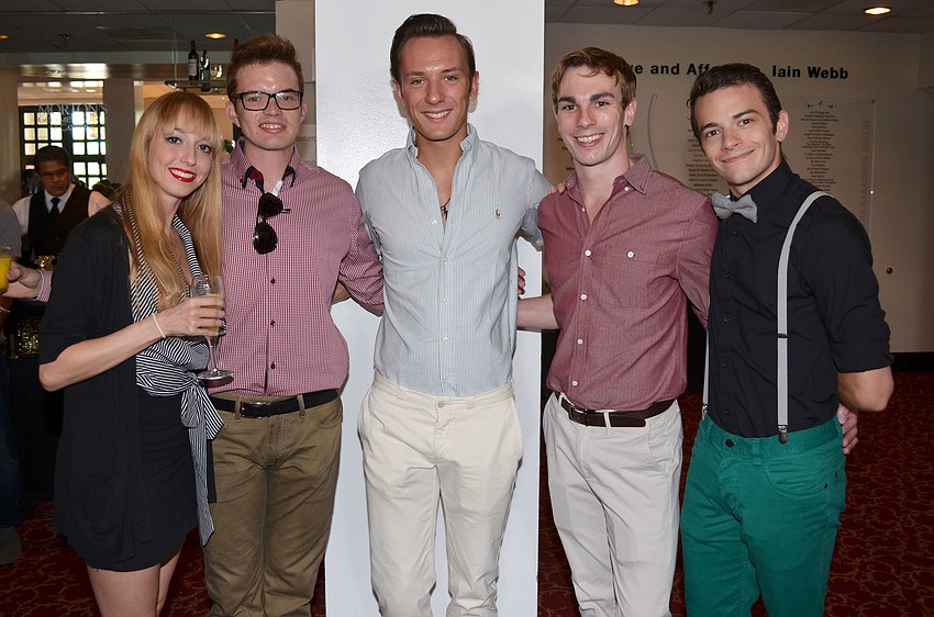 Angela Zintchenko, Jordan Carney, Jacob Hughes, William Abbott and Michael Burfield