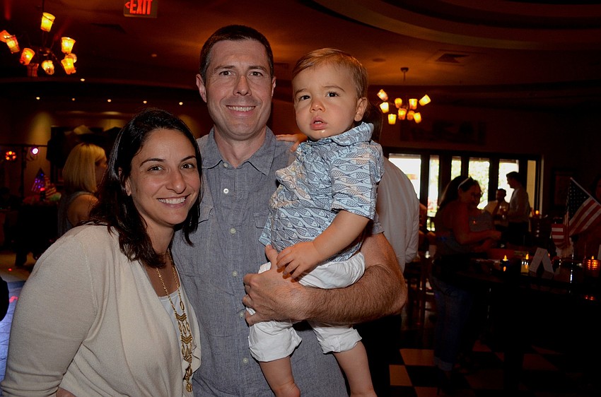 Bianca Martorella shares laughs with her favorite men, Larry and Logan Goats.