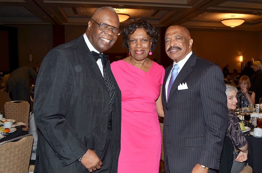 Mayor Willie Shaw with Mary and the Rev. Melvin Christian