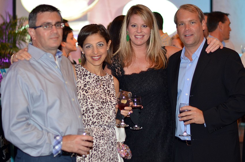 Brad and Melissa Allen with Ashley Knie and Thomas Replogle