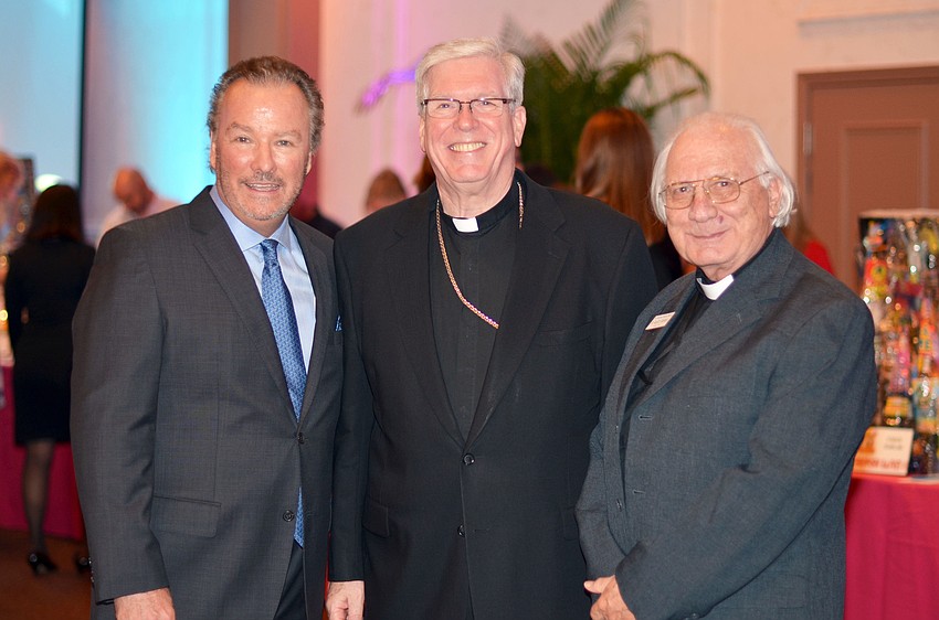 Michael Klauber, Bishop Frank Dewane and Fr. Fausto Stampiglia