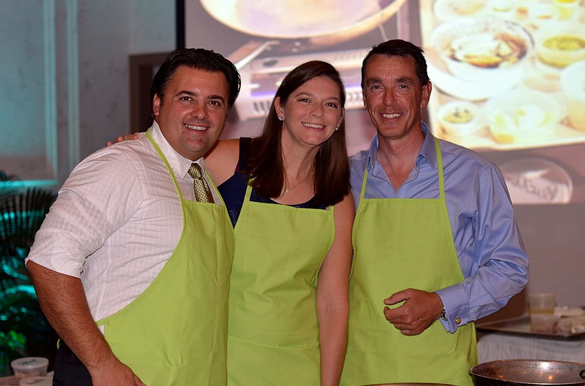 Mike and Nina Krajewski and Nigel Mould