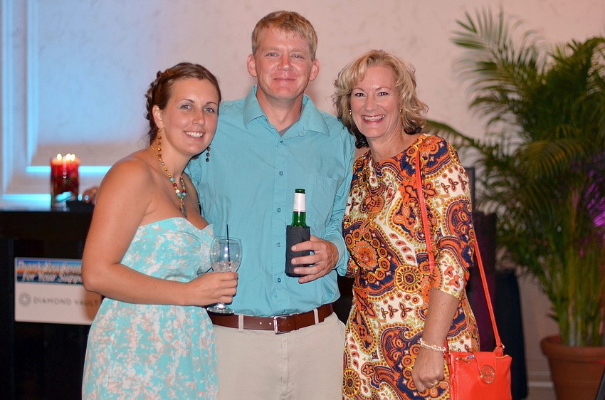 Jenna and Corey McCoy with Sandra Larson