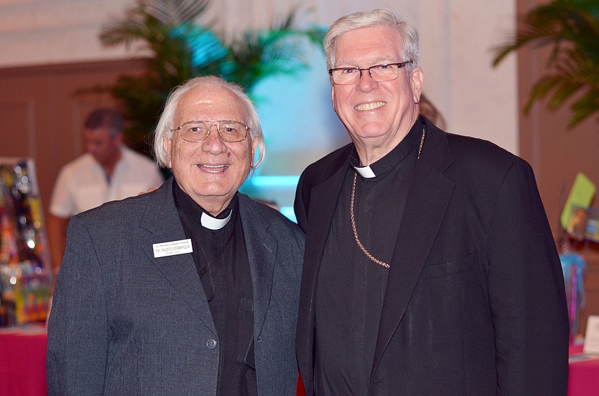 Fr. Fausto Stampiglia and Bishop Frank Dewane