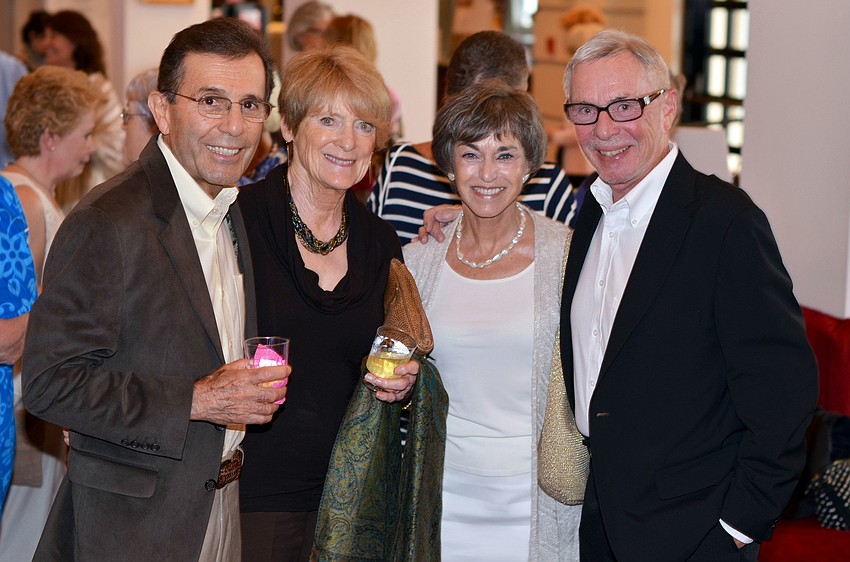 Peter and Judy Carlin with Rosemary DePaulo and Fred Wharton