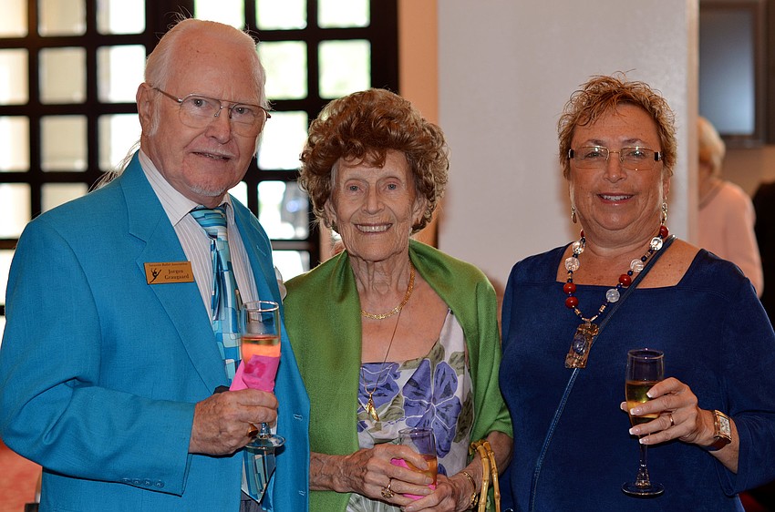 Jorgen and Gundrun Graugaard with Marlene Kitchell