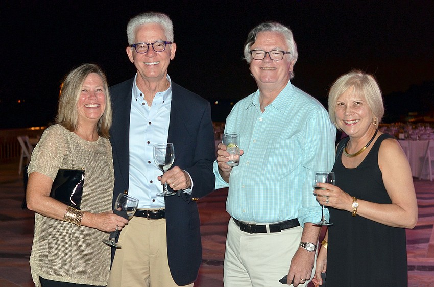 Mimi and Dennis Adams with Bill and Jane Knapp