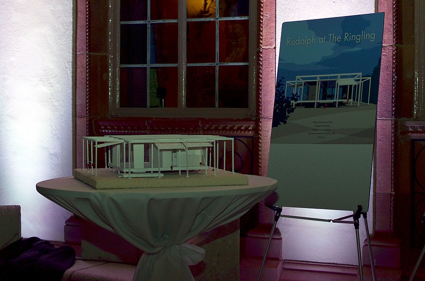 A scaled down model of Rudolph at The Ringling was revealed SarasotaMOD Festivalâ€™s Caâ€™dâ€™Zan Dinner.