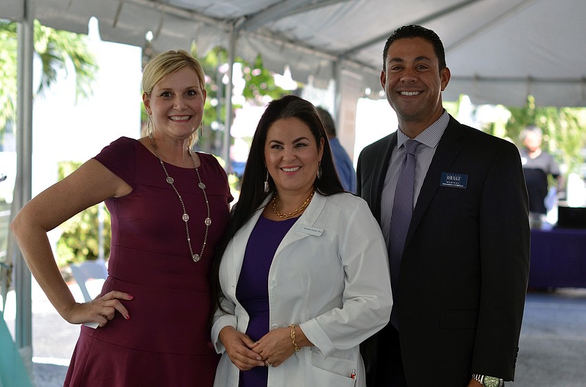 Michele Carlo, Michelle Snyder and Eduardo Cobiella