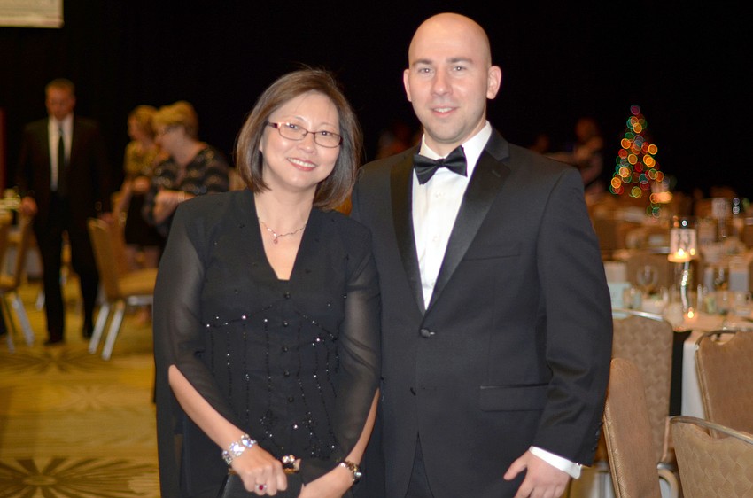 Dr. Katie Dinh and Aaron Susmarki
