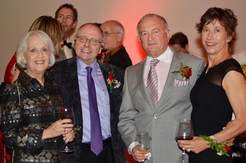 Andy Frank and Alfred Rose with Michael and Ruth Harshman