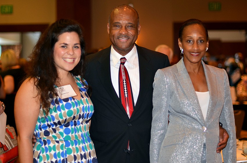 Jennifer Katz with Dr. Francis and Pam Curd