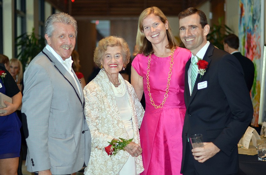 Phil King and Betty Schoenbaum with Ellen and Co-Chair Mark Steinwachs