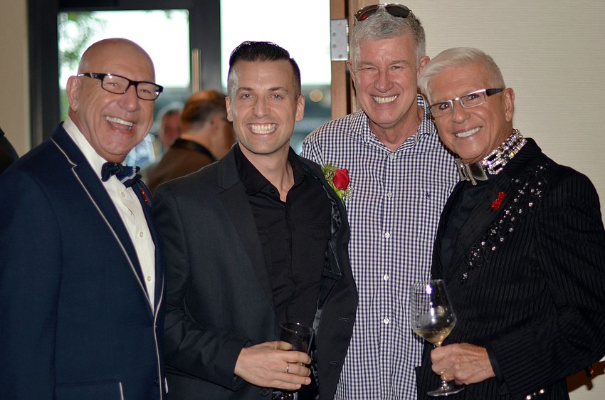 Bob Nosal, Joey Panek, Michael Edwards and Bob Trisolini