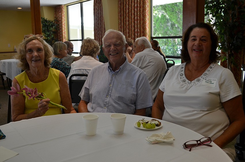 Carol and Frank Allmen with Wendy Marshall