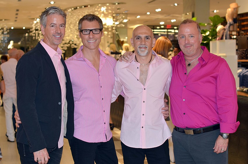 Jim Capezola and James Amato with Mike Scialdone and Terry McKee