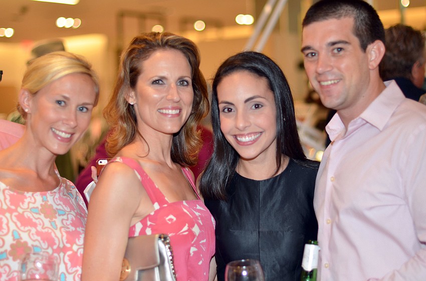 Natalie Davis and Suzy Bracken with Alene and James Fowler