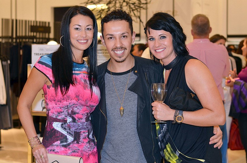 Courtney Edbrooke, Eduardo Anaya and Amanda Vincent