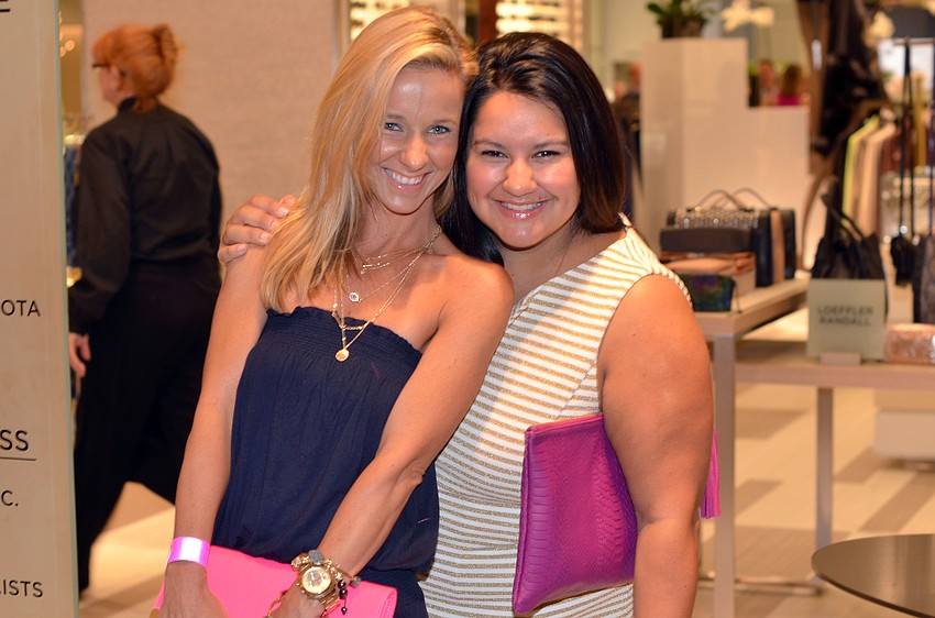 Ashley Markley and Kelsey Alholm