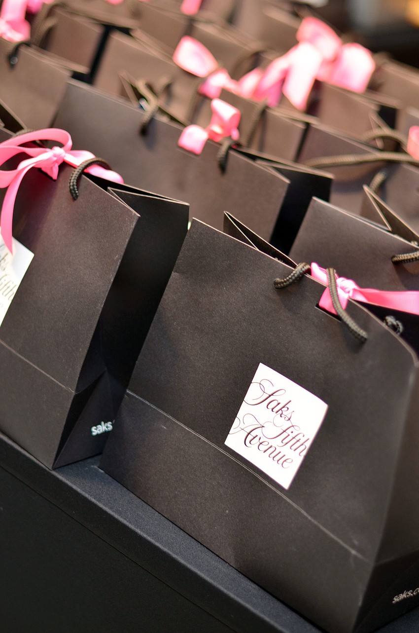 Guests were given swag bags as they left Key to the Cure.
