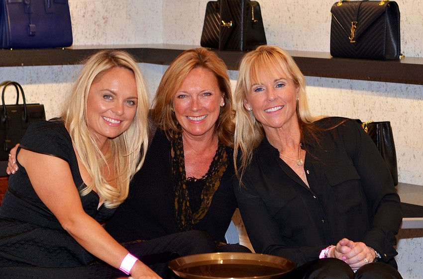 Lucretia Tuffile, Joy Stevens and Carole Garczynski