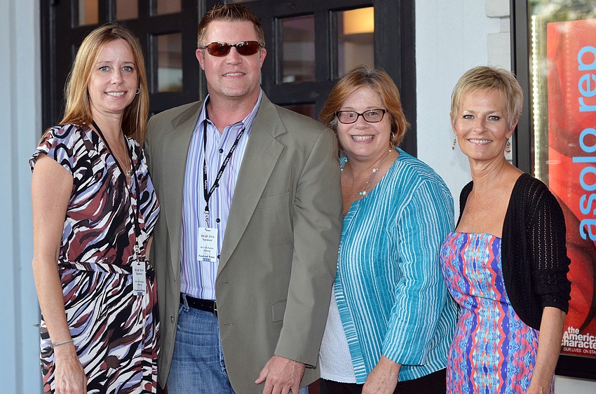 Amanda and Michael Kulaw with Gayle Williams and Charlotte Stewart