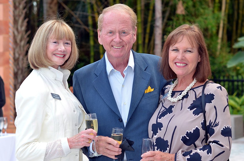 Pat Lombard, Stuart Perkins and Sharon Freddes