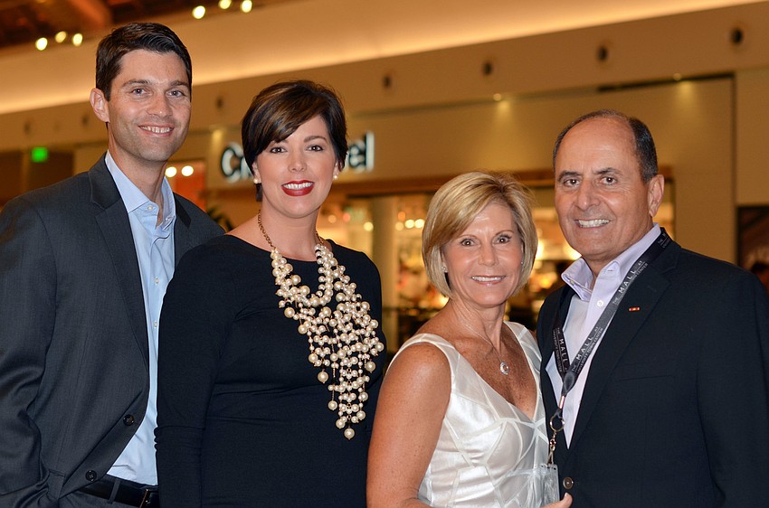 Eric and Ali Miller with Denise and John Saputo