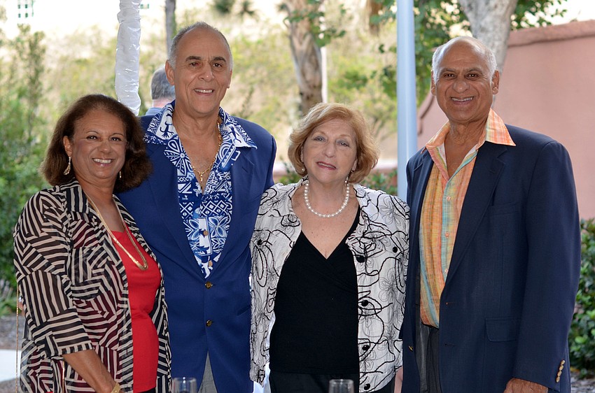 Claire and Raymond Walker with Ada Levy and Roger Mitchell