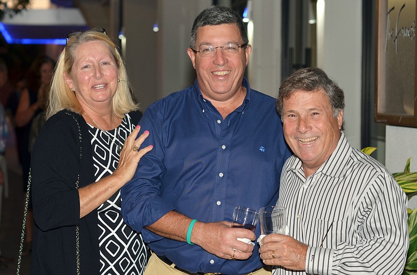 Melissa and Jim Palermo with Rob Campbell