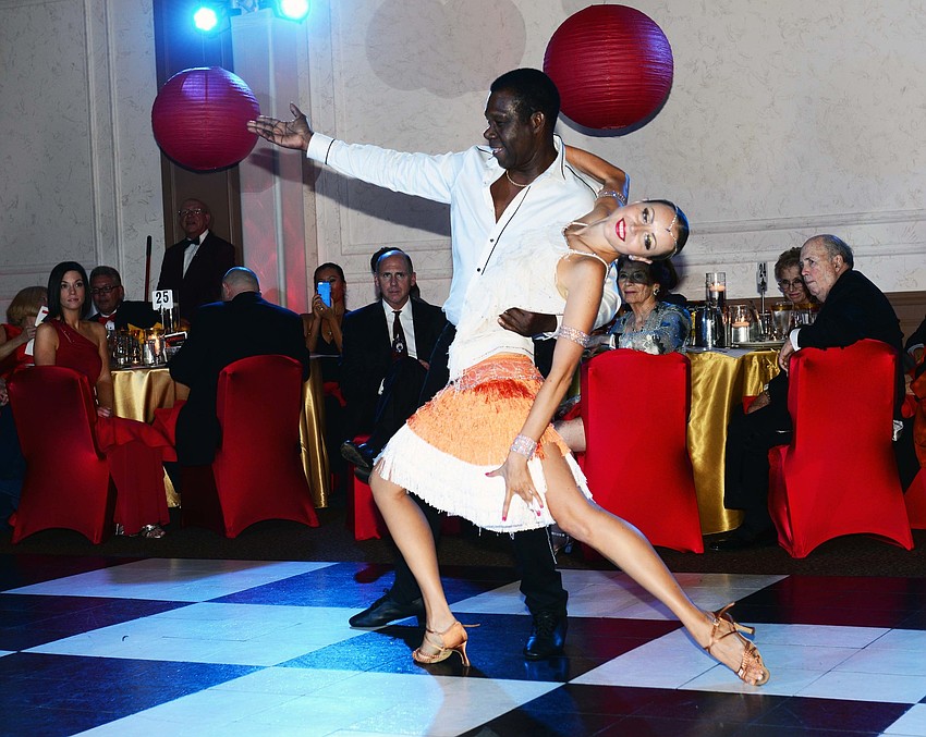 George Augustin competes in the CANDance competition.