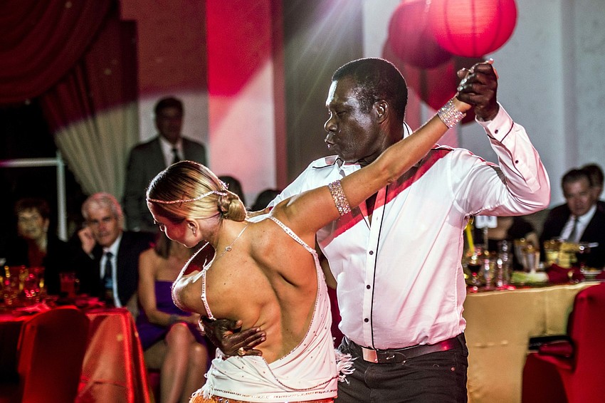 George Augustin competes in the CANDance competition.