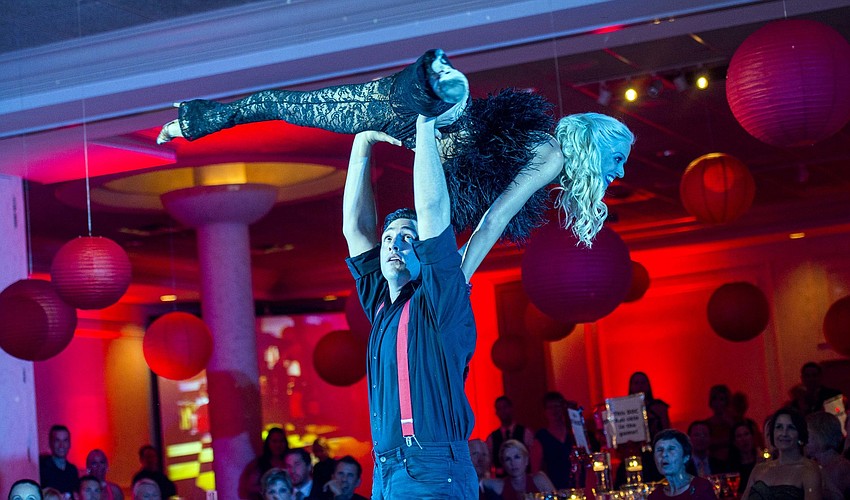 Daniel Volz competes in the CANDance competition.