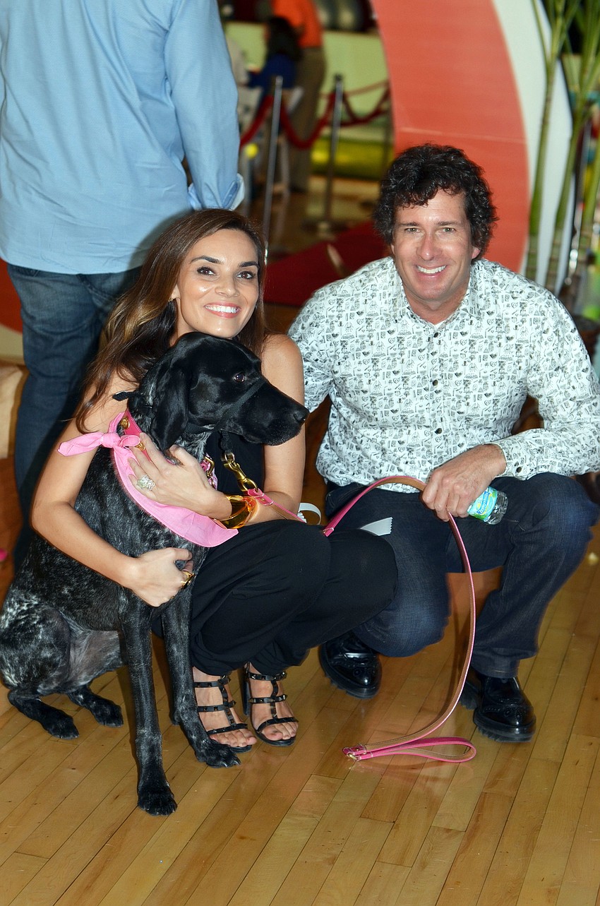 Co-Chair Liebe and Billy Gamble with Daisy Mae