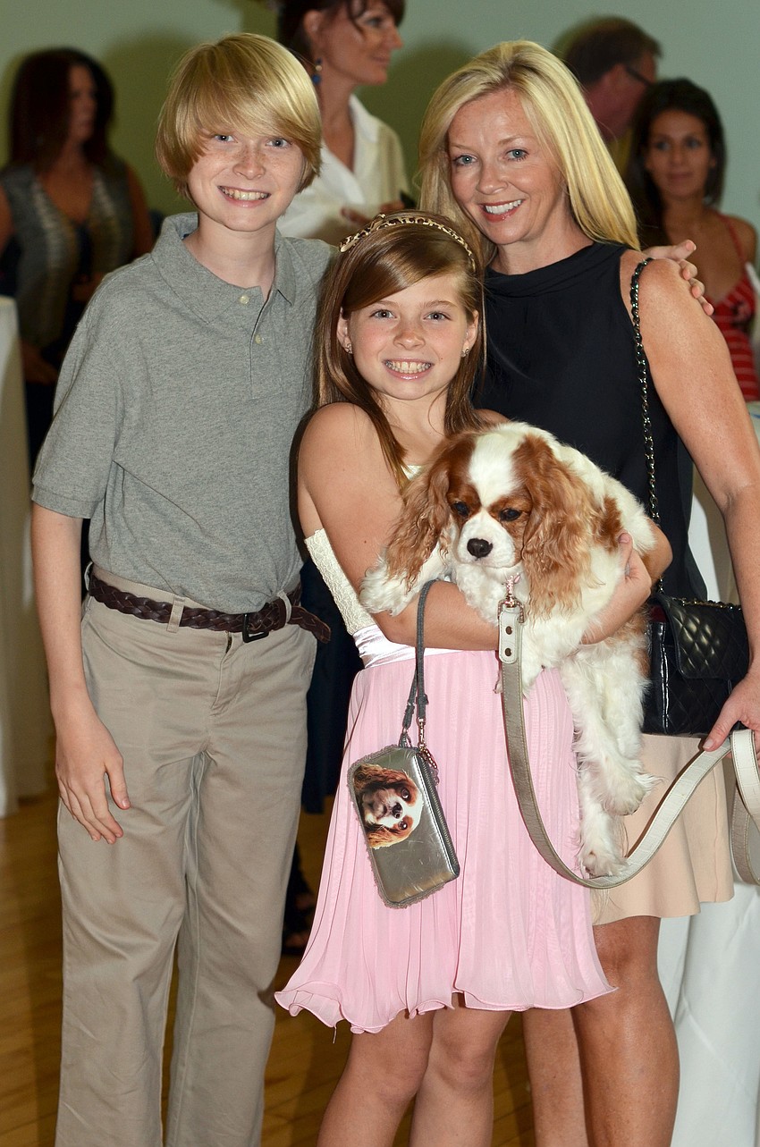 William, Ella and Crystal Lahners with Gracie