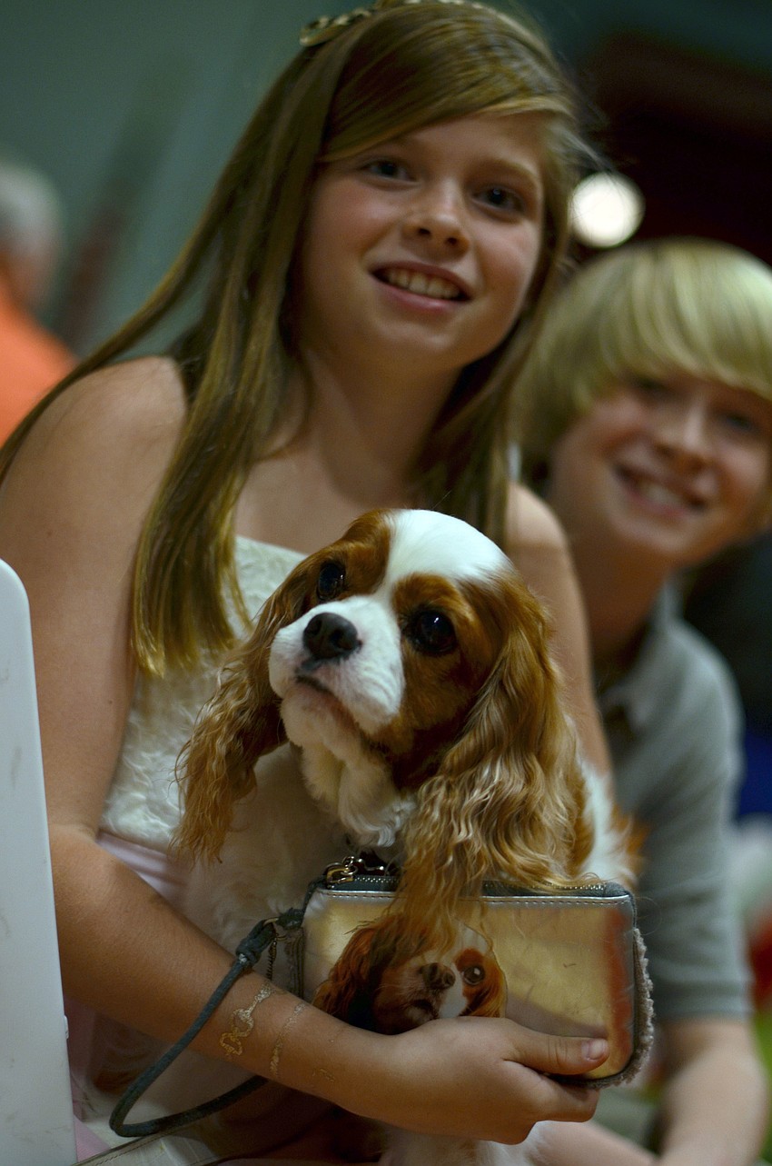 Ella Lahners with her King Charles spaniel, Gracie
