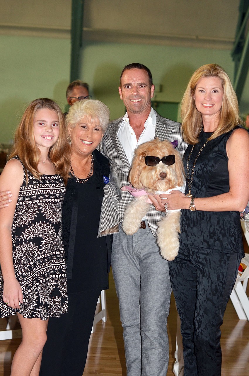 Ava Michel, Marsha Panuce and Geoffrey and Brenda Michel