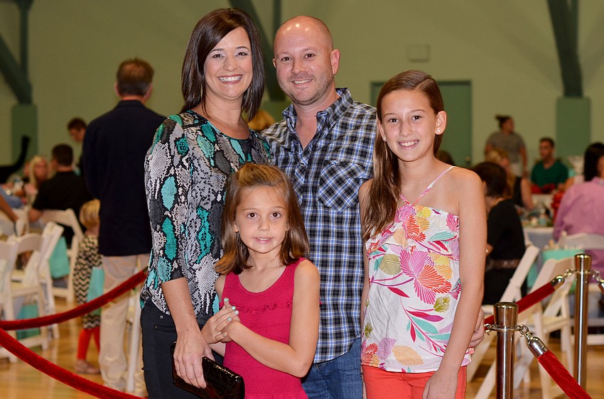 Mary Pat and Kevin Radford with daughters Eliza and Isabella