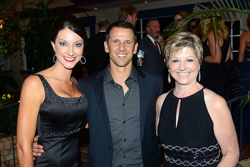 Carrie and Jason Riley with Patti McCune