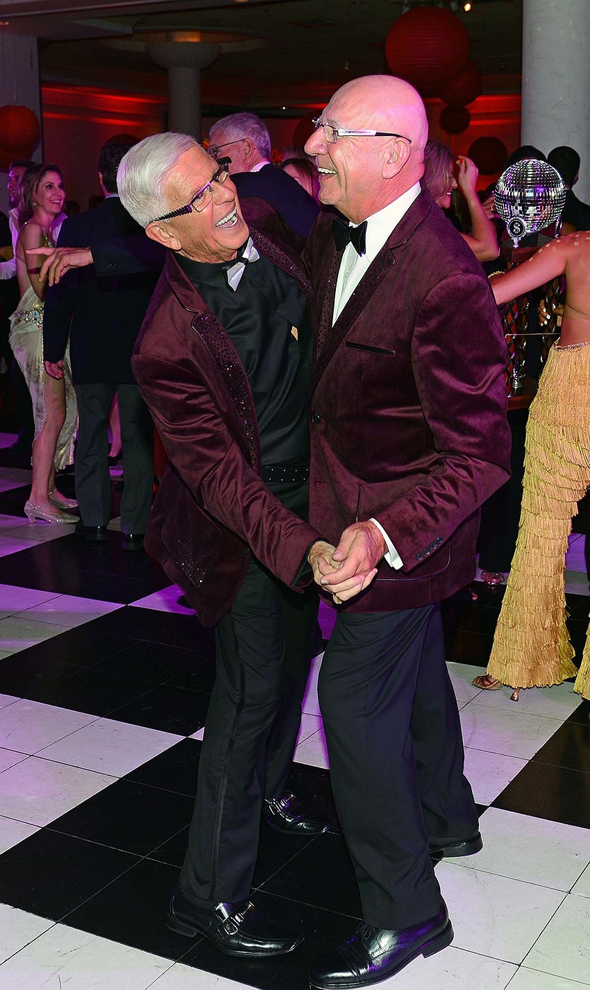Bob Trisolini and Bob Nosal dancing at CANDance 2014.