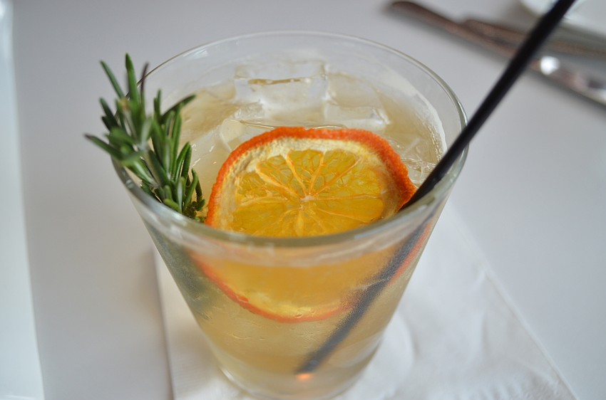 Rosemary infused Green Tea Ice Pick at Table Creekside