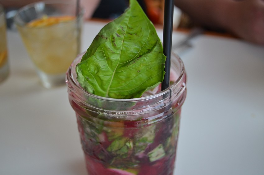 Blackberry Blueberry Bojito at Table Creekside