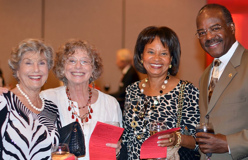 Judy Cory, Dorothy Spelman, Marilyn Thompson and Prince Knight