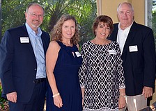 Leif and Katherine Anderson with Michelle and Pat Gallagher