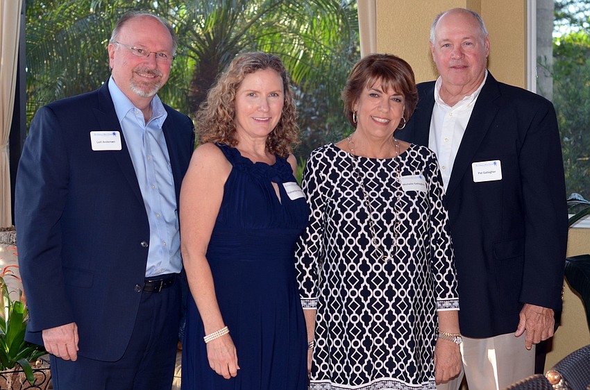 Leif and Katherine Anderson with Michelle and Pat Gallagher