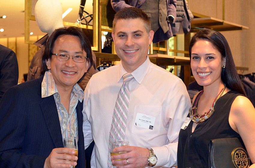 Dr. Thomas Doan with Ben and Maria Tindal