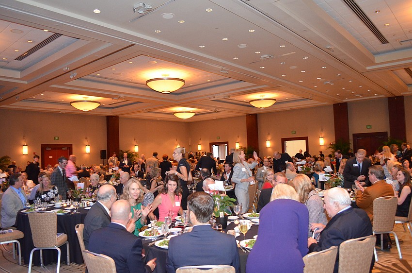Guests gathered at Hyatt Regency Sarasota Thursday, Oct. 23, for the Goodwill Ambassador of the Year Awards Dinner.